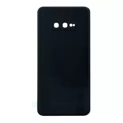 Samsung G970 Galaxy S10E, Akkufedél, (kameraplexi, ragasztó), fekete