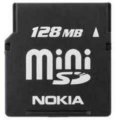 Mini SD 128MB, Memóriakártya 
