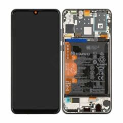 Huawei P30 Lite, LCD kijelző érintőplexivel és előlapkerettel és akkumulátorral 48MP, fekete (service pack)