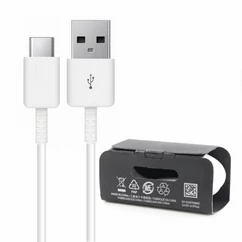 Samsung EP-DG970BWE G970 Galaxy S10/S10 Plus/S10 Edge USB kábel, USB-A - USB-C, fehér 