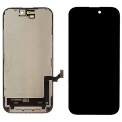 Apple iPhone 15, LCD kijelző érintőplexivel (GXYK INCELL IC CSERE TÁMOGATÁS), fekete