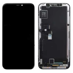 Apple iPhone X, LCD kijelző érintőplexivel, (LTPS, ZY COG, FHD1080p), fekete