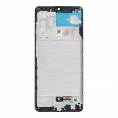 Samsung A325 Galaxy A32 4G, LCD kijelző érintőplexivel és előlapkerettel, fekete TFT