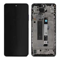 Xiaomi Mi 10T Lite 5G/Redmi Note 9 Pro 5G, LCD kijelző érintőplexivel és előlapkerettel, kék (5600030J1700, 5600090J1700)  (SERVICE PACK) (GYÁRI)