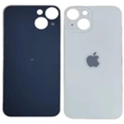 Apple iPhone 14, Akkufedél + ragasztó, (nagy lyukú verzió), fehér (OEM)