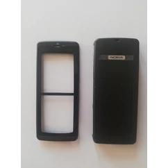 Nokia E60 elő+akkuf, Előlap, fekete