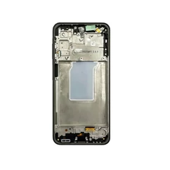Samsung A266 Galaxy A26 5G, LCD kijelző érintőplexivel és előlap kerettel, fekete (GH82-37049A) (SERVICE PACK) (GYÁRI)