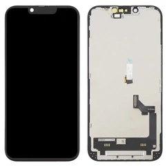 Apple iPhone 16E, LCD kijelző érintőplexivel (ZY INCELL), fekete (IC CSERE TÁMOGATÁS)