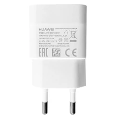 Huawei HW-050100E01, 1xUSB-A, Hálózati töltő, 1000mAh, 5W (2221186), fehér (GYÁRI)