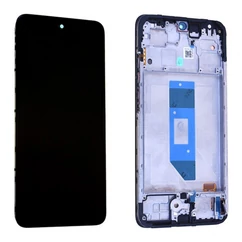 Xiaomi Redmi Note 14 4G, LCD kijelző érintőplexivel és előlap kerettel, fekete (560001000O700)  (GYÁRI) (SERVICE PACK) Global verzió