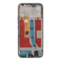 Honor 400 Lite, LCD kijelző érintőplexivel és előlapkeret, (0235ANTH), zöld, Mars Green, (GYÁRI) (SERVICE PACK)