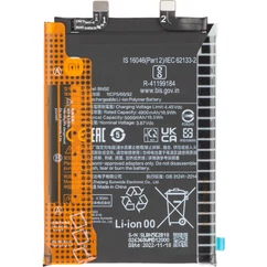 Xiaomi BN5E Redmi Note 11 Pro 5G/Redmi Note 11 Pro Plus/Poco X4 Pro 5G/Redmi Note 12 Pro 4G 5000mAh, Akkumulátor (Gyári) Li-Ion 1330102000076B 46020000A2LM 46020000A41G (SERVICE PACK)