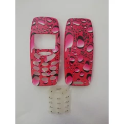 Nokia 3310 elő+akkufedél+gombsor, rózsaszín