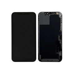 Apple iPhone 12 Pro Max, LCD kijelző érintőplexivel (GXYK INCELL IC CSERE TÁMOGATÁS), fekete