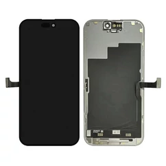 Apple iPhone 15 Pro, LCD kijelző érintőplexivel (GXYK 120Hz INCELL IC CSERE TÁMOGATÁS), fekete