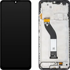 Xiaomi Redmi 14C/Redmi A3 Pro/Poco C75 4G/5G, LCD kijelző érintőplexivel és előlapkerettel, fekete (5600020C3NL00)  (GYÁRI) (SERVICE PACK)