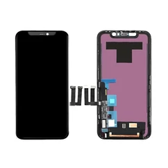 Apple iPhone 11, LCD kijelző érintőplexivel (V INCELL IC CSERE TÁMOGATÁS), fekete 