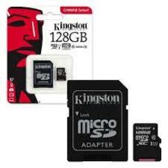 Kingston microSDHC 128GB, Memóriakártya (+Adapter)