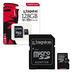 Kingston microSDHC 128GB, Memóriakártya (+Adapter)