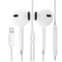 Apple MMTN2ZM/A Iphone 7 Plus / 8 / 8 Plus/X/XS/XR/XS Max Earpods sztereó headset Lightning csatlakozóval és mikrofonnal, fehér
