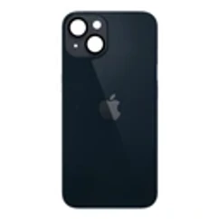 Apple iPhone 14, Akkufedél + ragasztó, (nagy lyukú verzió), fekete (OEM)