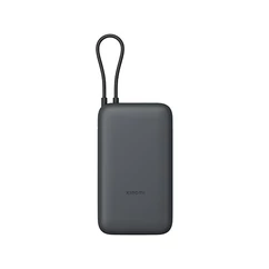 Xiaomi 20000mAh 22,5W, Integrált USB-C kábel, Külső akkumulátor, (BHR9740GL), sötétszürke