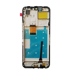 Honor 70 Lite/Honor X8 5G/X5/X6 4G/X6S, LCD kijelző érintőplexivel és előlapkerettel, fekete (UTÁNGYÁRTOTT)