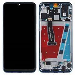 Huawei P30 Lite, LCD kijelző érintőplexiv)el és előlapkerettel 48MP,  kék (GYÁRI)