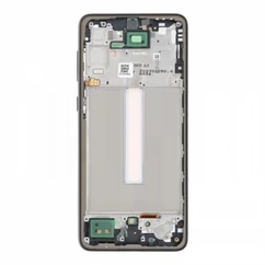 Samsung A336B Galaxy A33 5G, LCD kijelző érintőplexivel és előlappal, fekete (INCELL TFT)