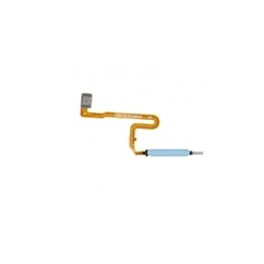 Xiaomi Redmi Note 10 Pro 4G/Redmi Note 10 Pro Max, Ujjlenyomat érzékelő, bekapcsológomb flex kábel, átvezető fólia, kék