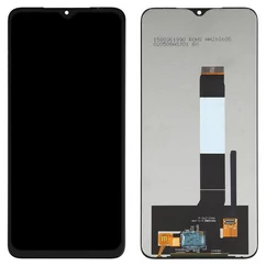 Xiaomi Redmi 9T/Poco M3, LCD kijelző érintőplexivel, fekete (UTÁNGYÁRTOTT)