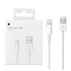 Apple (MUQW3ZM/A) Lightning, USB kábel (1 méter), fehér (Gyári)