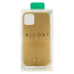 Apple iPhone 14, Szilikon tok, Jelly, arany
