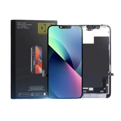 Apple iPhone 13, LCD kijelző érintőplexivel (DD SOFT OLED  IC CSERE TÁMOGATÁS  EREDETI GYÁRI MÉRET ÉS VASTAGSÁG), fekete 