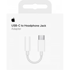 Apple, USB-C - 3,5mm jack - Adapter, fehér  (MW2Q3ZM/A) (GYÁRI)