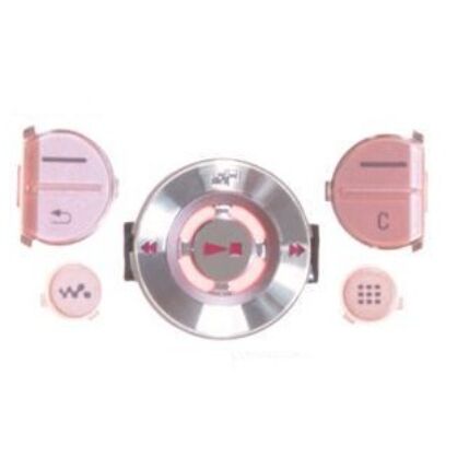 Sony Ericsson W580 felső, Gombsor (billentyűzet), rózsaszín