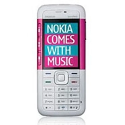 Nokia 5310 elő+akkuf, Előlap, fehér-lila