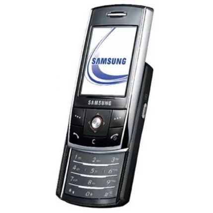 Samsung D800 elő+akkuf+köz, Előlap, fekete-ezüst