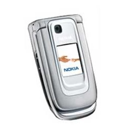 Nokia 6131, Előlap, ezüst-fehér