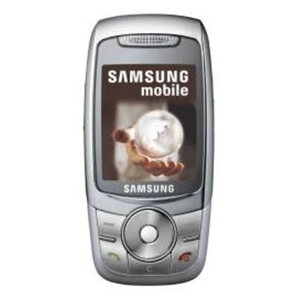 Samsung E740, Előlap, ezüst