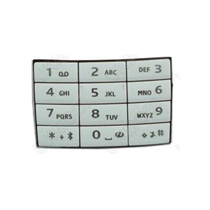 Nokia E66 alsó, Gombsor (billentyűzet), fehér