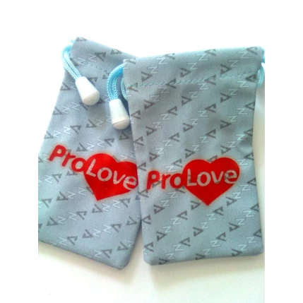 Nyakpántos tok, álló összehúzós ProLove (8x13 cm), kék