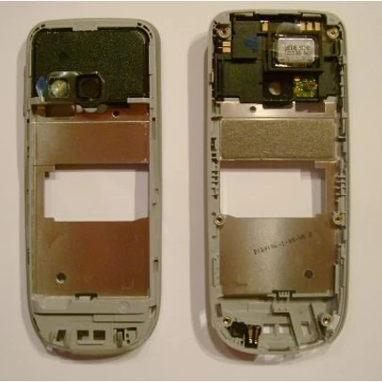 Nokia 3120 Classic szerelt, Középső keret, ezüst