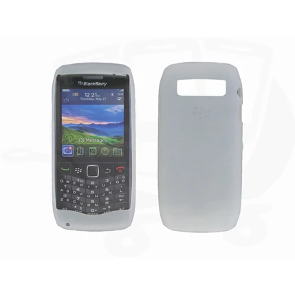 Blackberry HDW-29561 (9100), Szilikon tok, S-Case, fehér