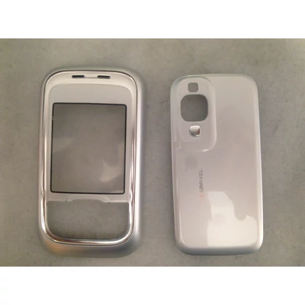 Nokia 6111 elő+akkuf, Előlap, ezüst