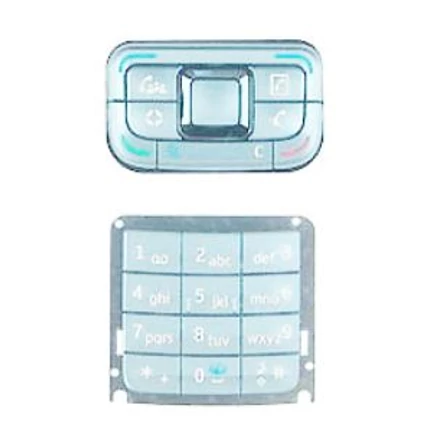 Nokia E65 alsó+felső, Gombsor (billentyűzet), ezüst