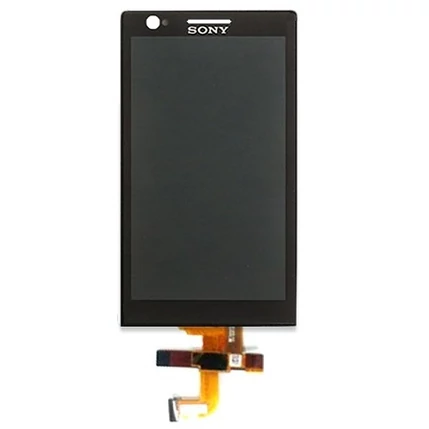 Sony Xperia P LT22, LCD kijelző érintőplexivel, fekete