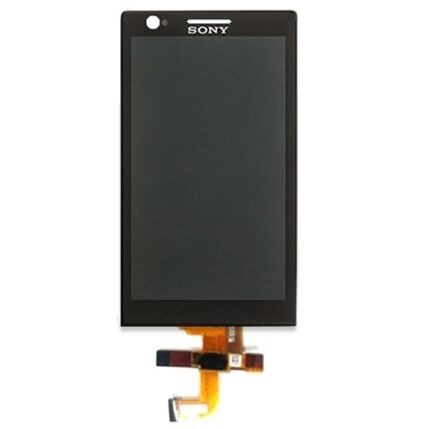Sony Xperia P LT22, LCD kijelző érintőplexivel, fekete