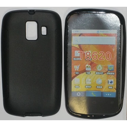 Huawei Y200, Szilikon tok, S-Case, fekete