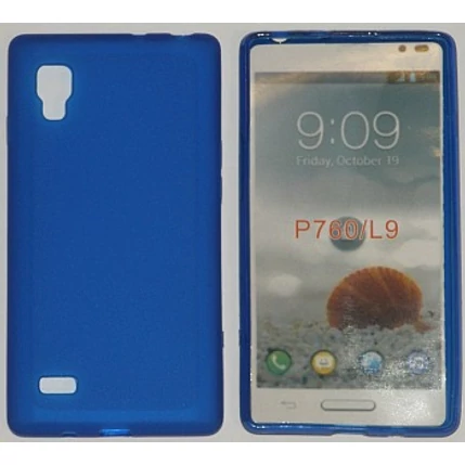LG Optimus L9 P760, Szilikon tok, S-Case, kék